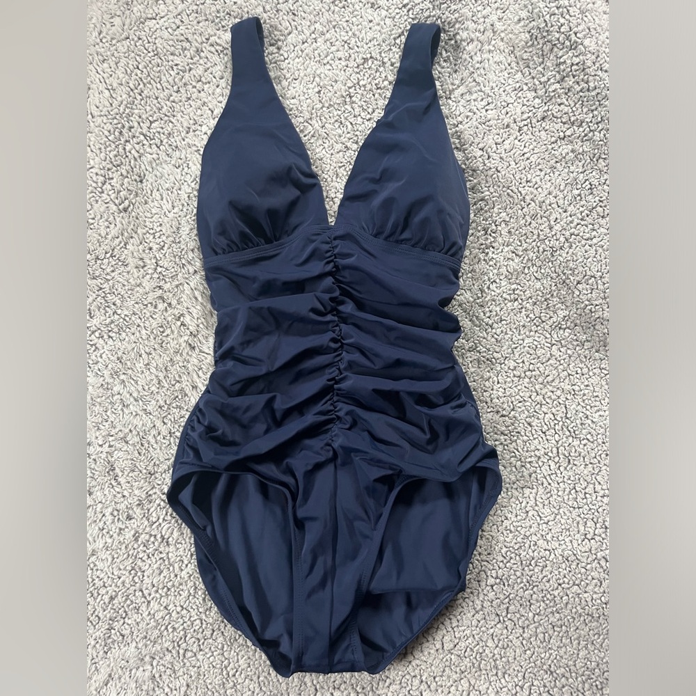 Navy One Piece Swimsuit